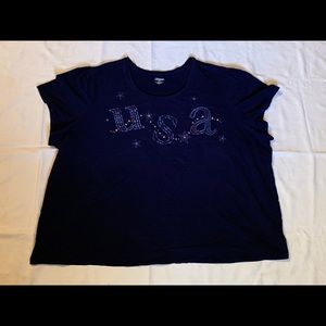 USA patriotic tshirt. 5x.